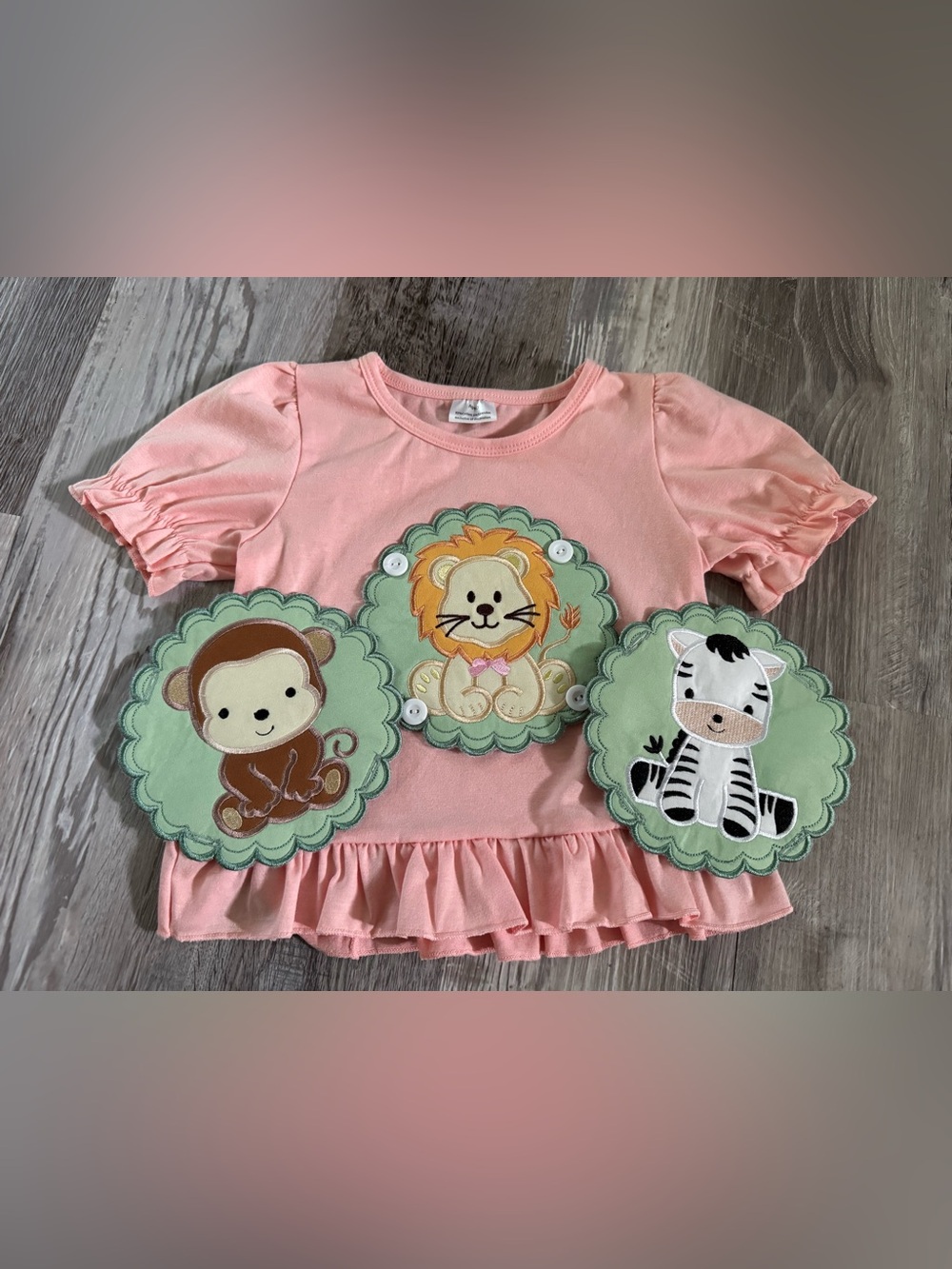 Zoo Animals Short Sleeve Shirt